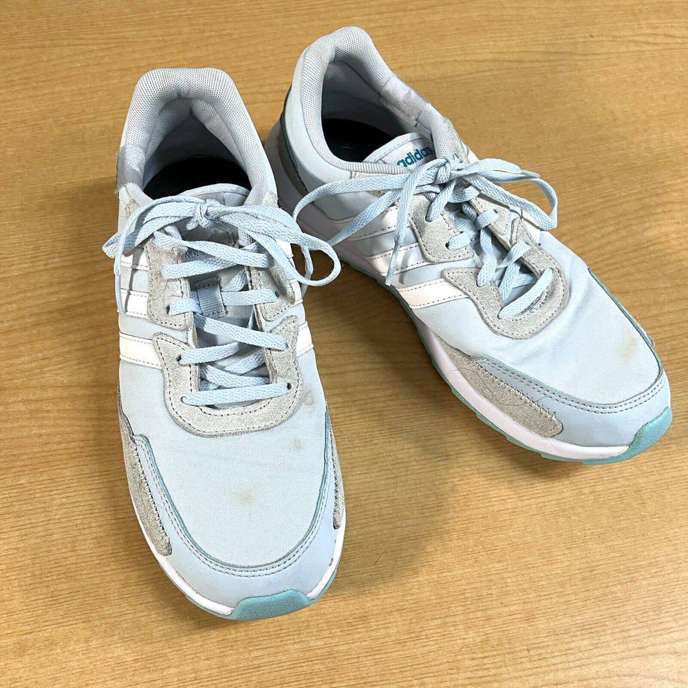 Adidas Women's Retrorun Running Shoes Sneakers Size 8.5'Halo Blue Sky' FZ2217